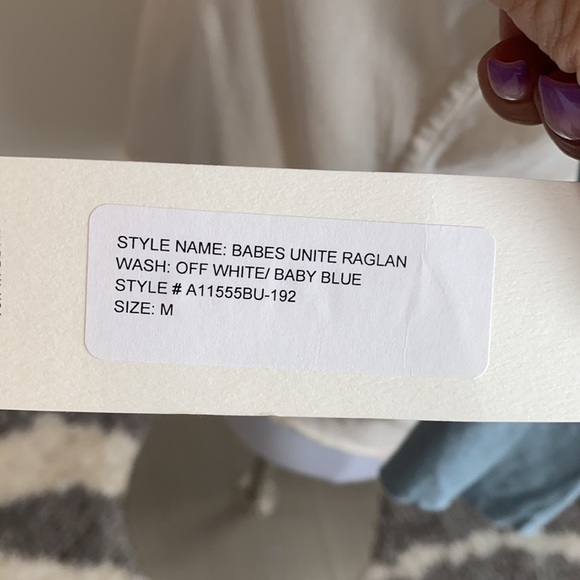 Anthro AMO Babes Unite Raglan Tee - Picture 9 of 11